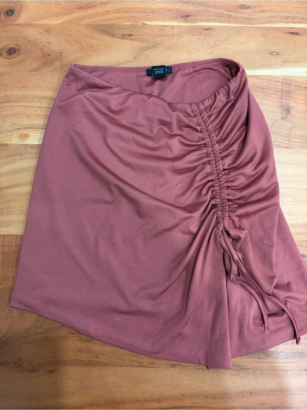 Forever 21 Rust Ruched Mini Skirt - Rust - Picture 4 of 7